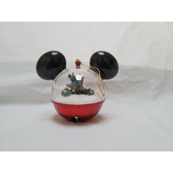 Mickey Mouse 2008 Snow Globe Ornament A LOVE LIKE SNOW OTHER Bradford #A0223 COA - Picture 3 of 11